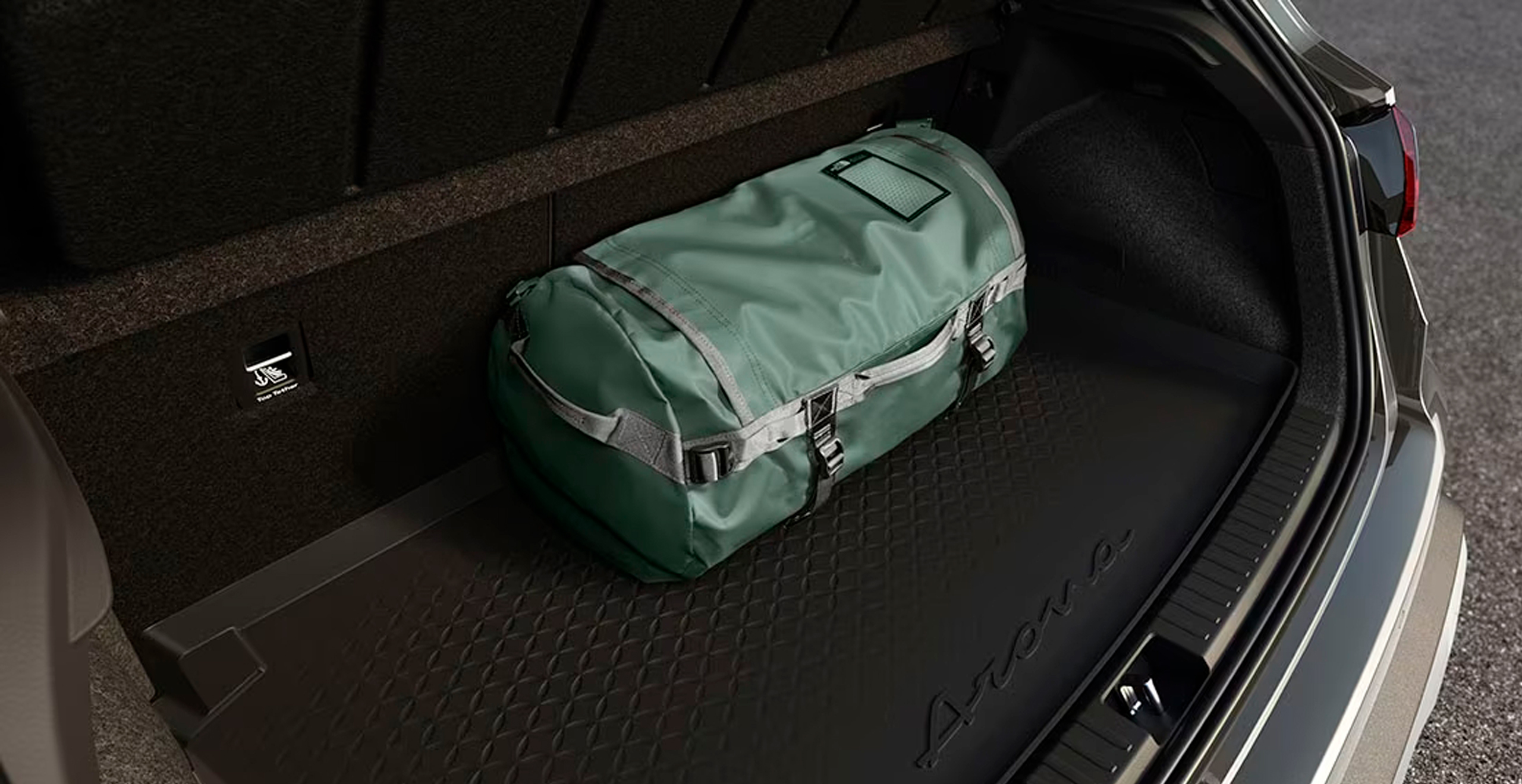 SEAT Arona 400 litre boot capacity design. Showing the SEAT Arona  car Trunk Organizer and boot space