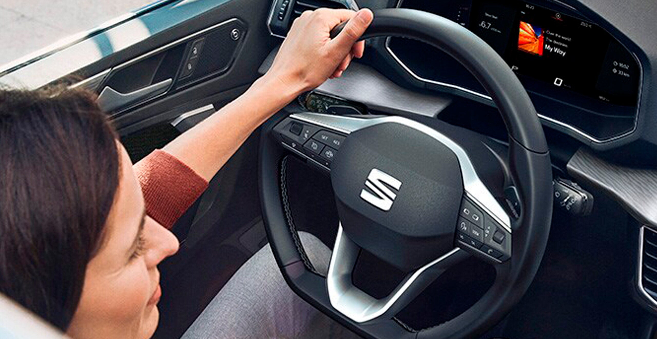 SEAT Tarraco digital cockpit interior view